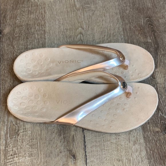 Vionic Shoes - Vionic Davina Pink Supportive Flipflop Sandal Size 10